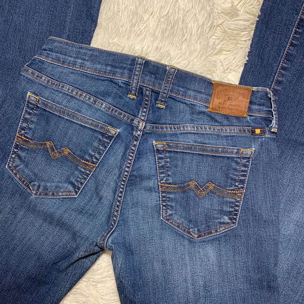 Lucky Brand Sweet N’ Flare Dark Wash Jeans 0 / 25 - Picture 10 of 11